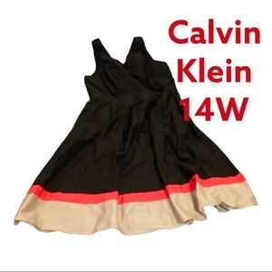 CK dress WITH POCKETS! Worn once, no belt included!